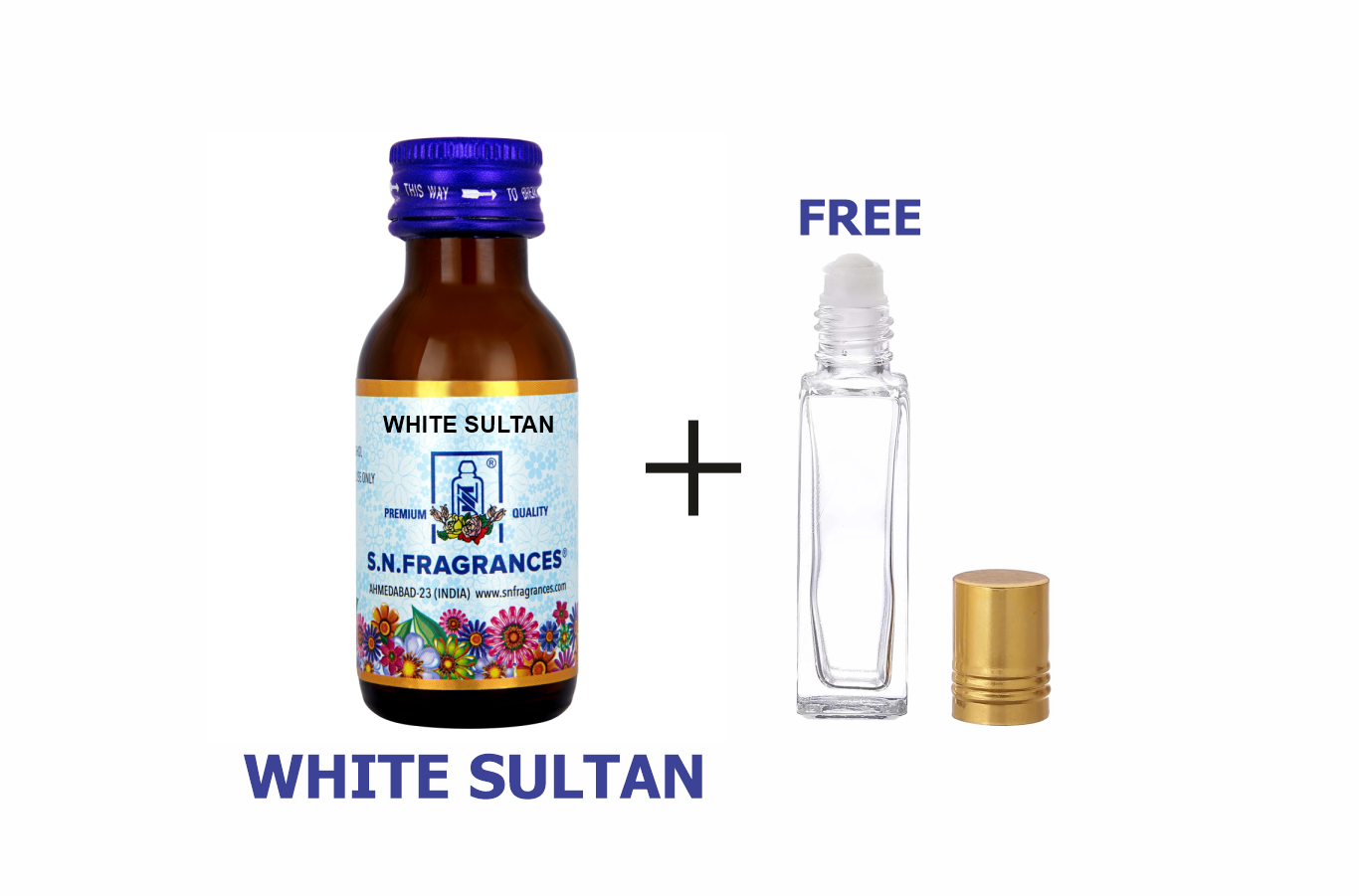 White Sultan Attar 25GM – Leathery, Floral, Musky & Amber Fragrance