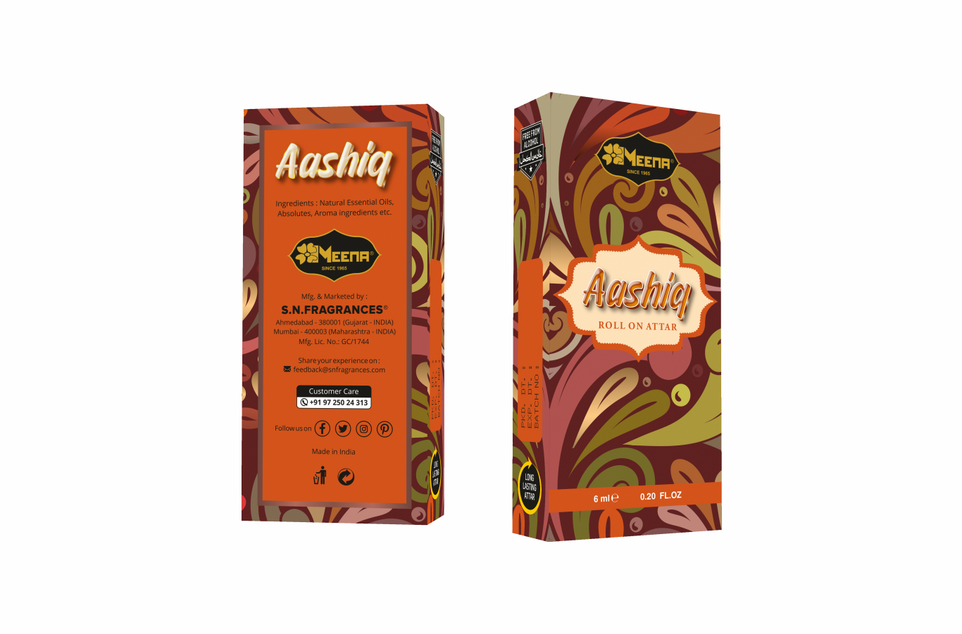 AASHIQ ( 6 ML Pack of Two )