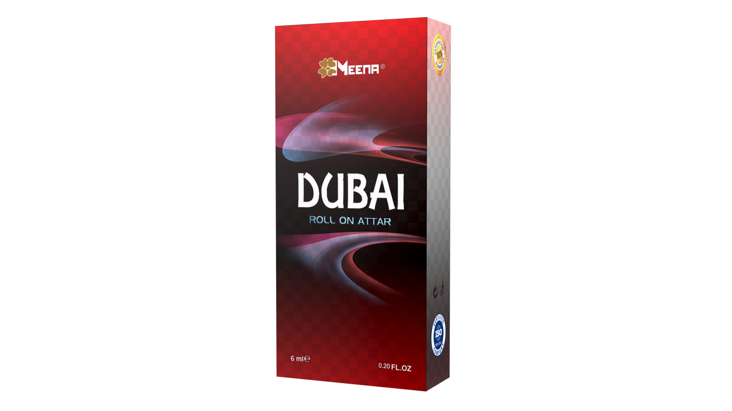 Dubai Attar – 6ML Pack of Two | Warm Spicy, Citrus, Floral & Woody Fragrance