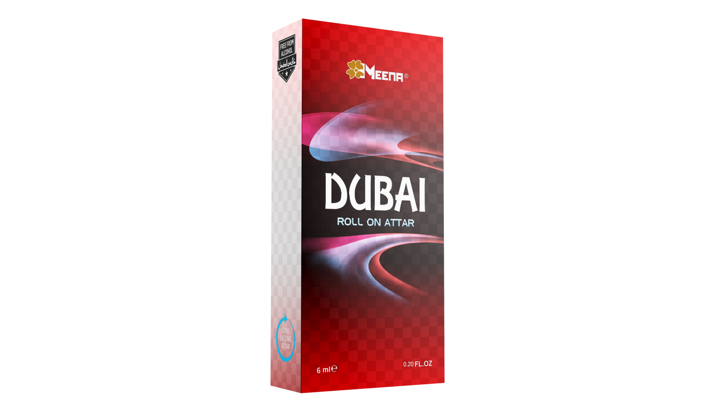 Dubai Attar – 6ML Pack of Two | Warm Spicy, Citrus, Floral & Woody Fragrance