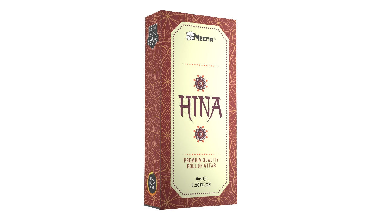Hina Attar – 6ML Pack of Two | Herbaceous, Spicy, Floral, Amber & Woody Fragrance