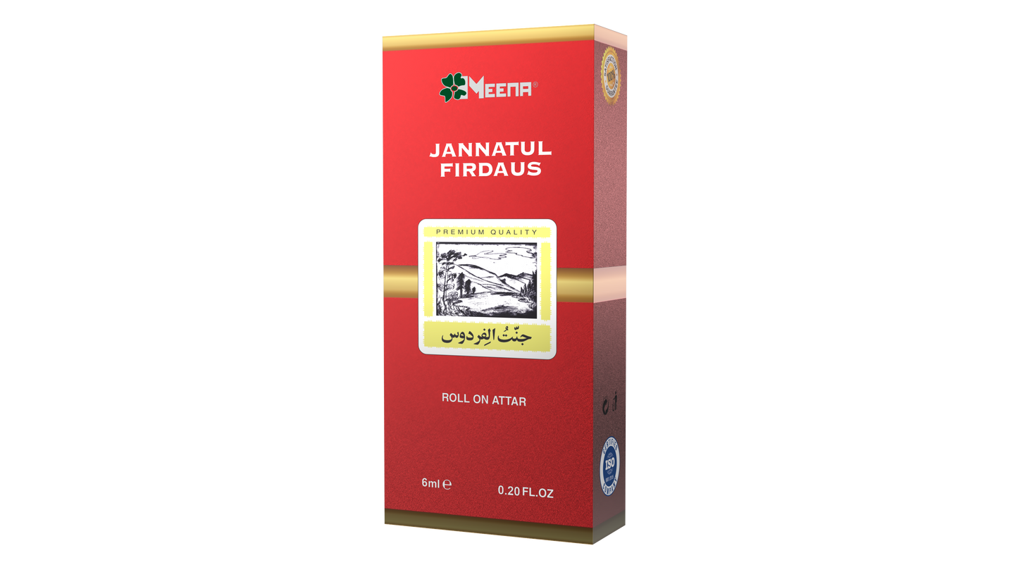 Jannatul Firdaus Attar – 6ML (Pack of Two) | Aldehydic, Spicy, Floral, Woody & Powdery Fragrance