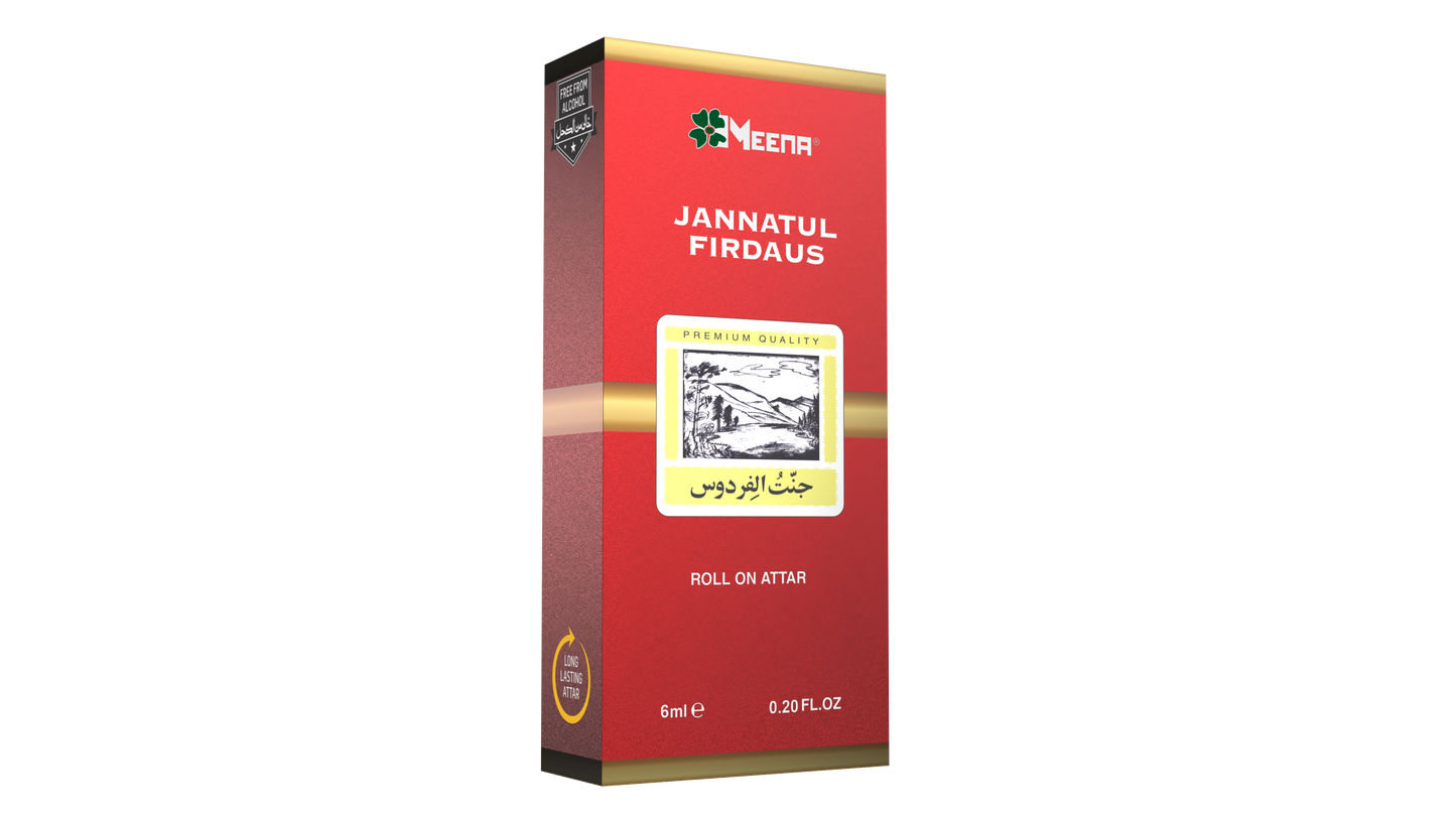 Jannatul Firdaus Attar – 6ML (Pack of Two) | Aldehydic, Spicy, Floral, Woody & Powdery Fragrance