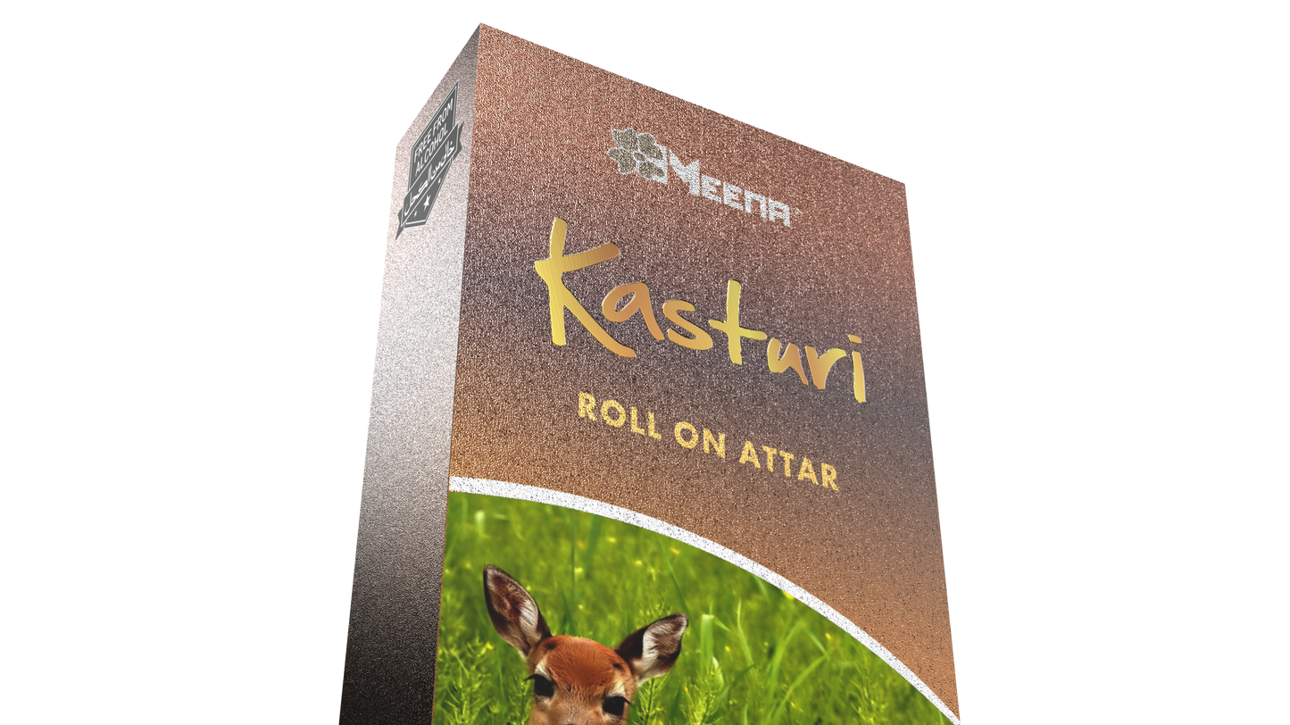 Kasturi Attar – 6ML Pack of Two | Warm Spicy, Floral, Mossy, Powdery & Musky Fragrance
