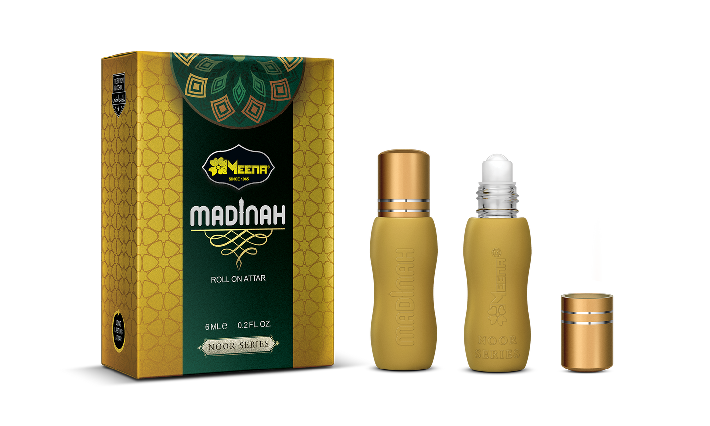 Madinah Attar – 6ML | Spicy, Floral, Amber & Woody Fragrance