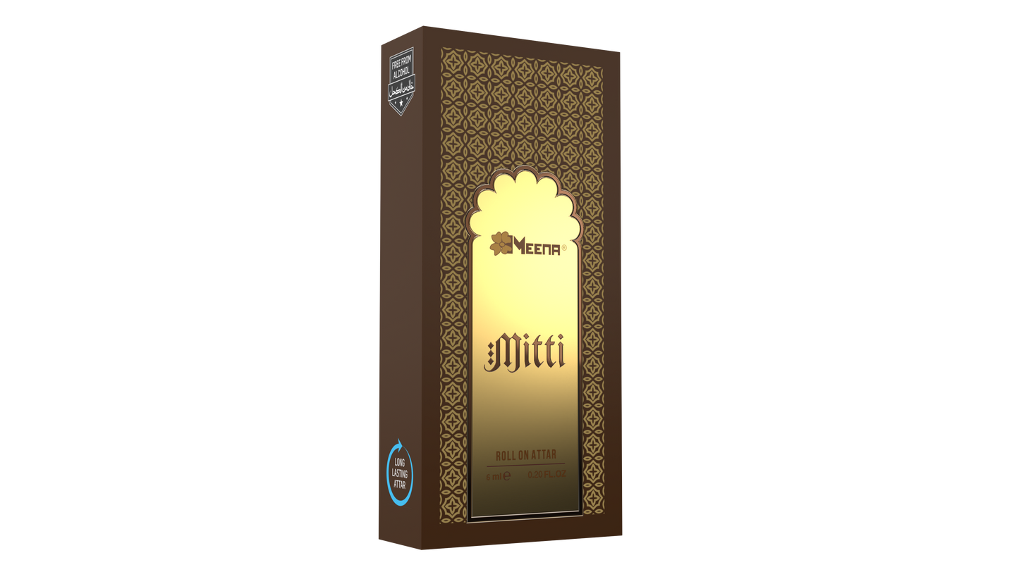 Mitti Attar – 6ML Pack of Two | Earthy & Woody Natural Fragrance