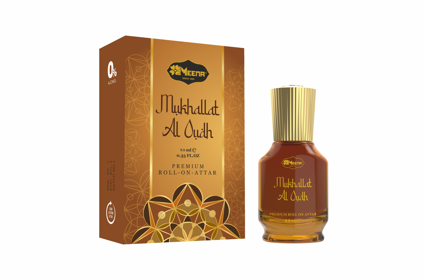 Mukhallat Al Oudh Attar – 9.9ML | Sweet, Herbal, Floral, Spicy & Woody Fragrance