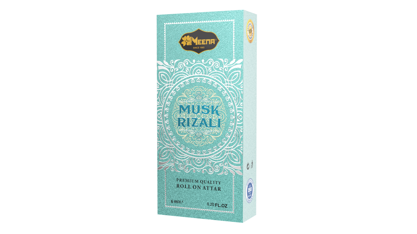 Musk Rizali Attar 6ML (Pack of Two) – White Floral, Powdery & Musky Fragrance