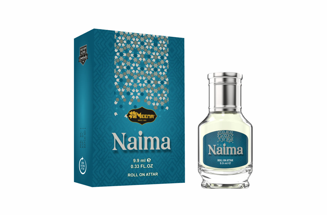 Naima Attar – 9.9ML | Floral, Green, Powdery, Musk & Vanilla Fragrance