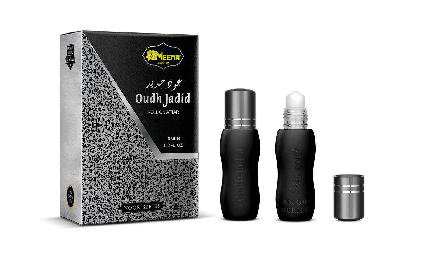 Oudh Jadid Attar – 6ML | Floral, Woody, Balsamic, Amber & Agarwood Fragrance