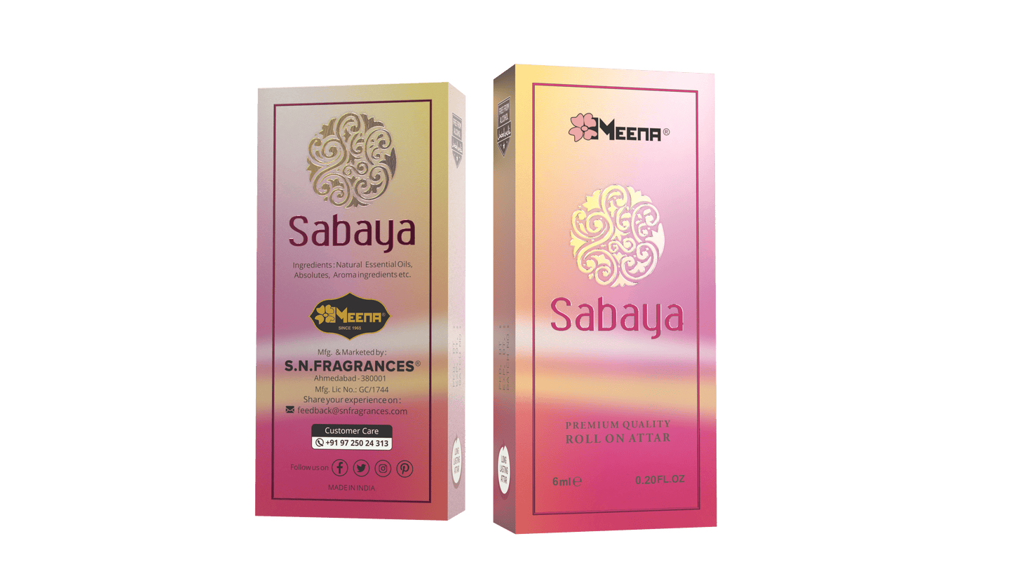 Sabaya Attar – 6ML Pack of Two | Floral, Amber & Woody Fragrance