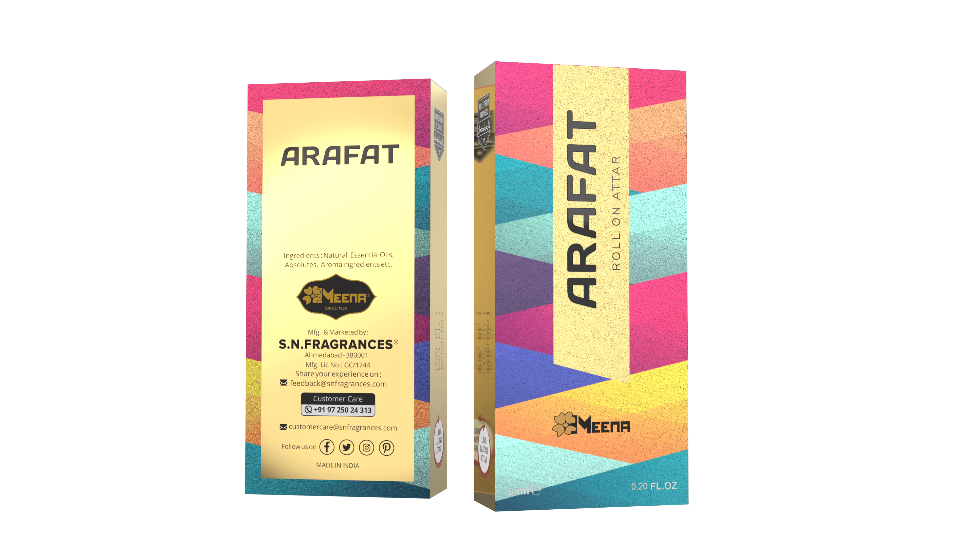 Arafat Attar – 6ML Pack of Two | Aromatic, Woody, Citrus, Floral & Amber Fragrance