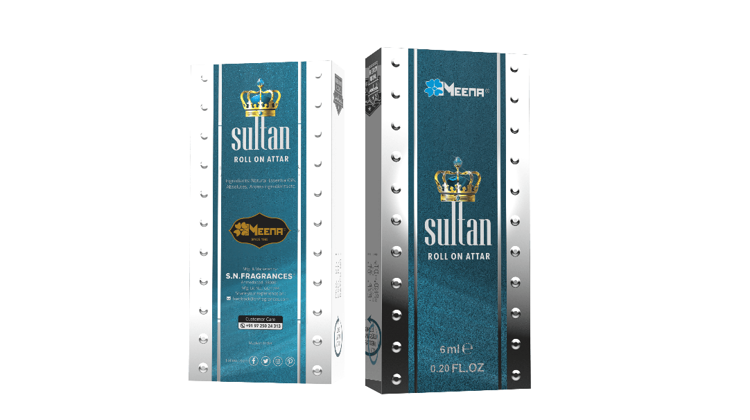 Sultan Attar – 6ML Pack of Two | Leathery, Floral, Musky & Amber Fragrance