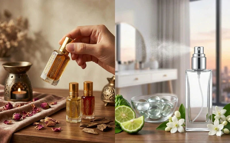 Difference between attar and perfume spray in 2026