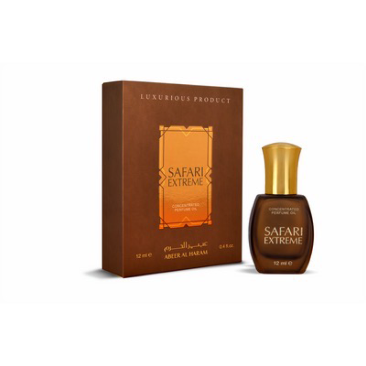 Safari Extreme Attar – 12ML | Sweet, Ambery, Spicy, Floral & Amber Fragrance