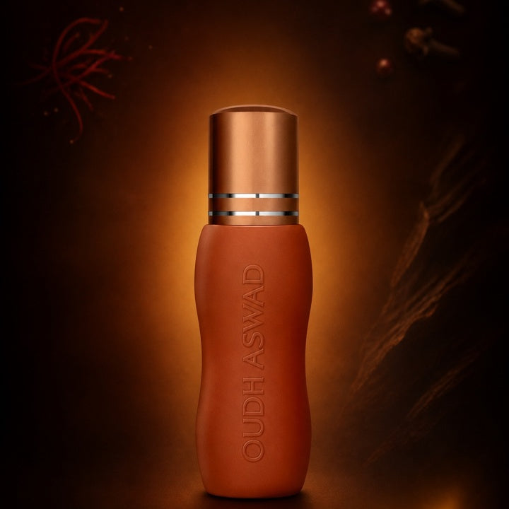 Oudh Aswad Attar – 6ML | Spicy, Dark, Rich, Woody & Amber Fragrance