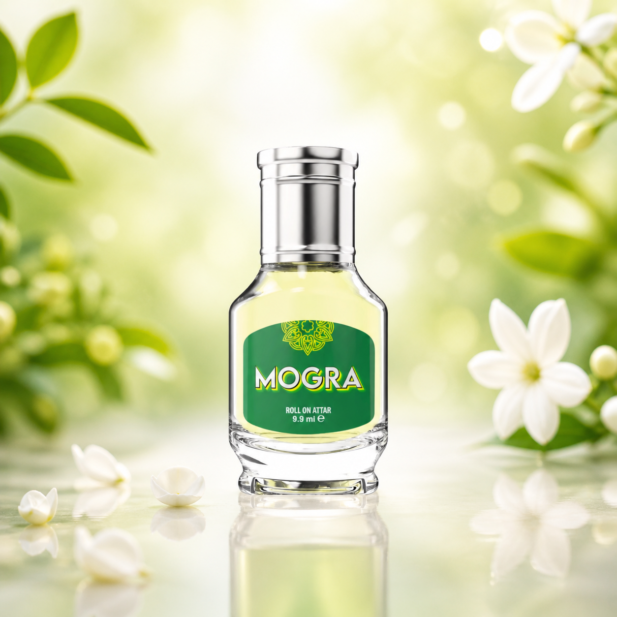 Mogra Attar – 9.9ML | Green, Floral & Indian Mogra Flower Fragrance