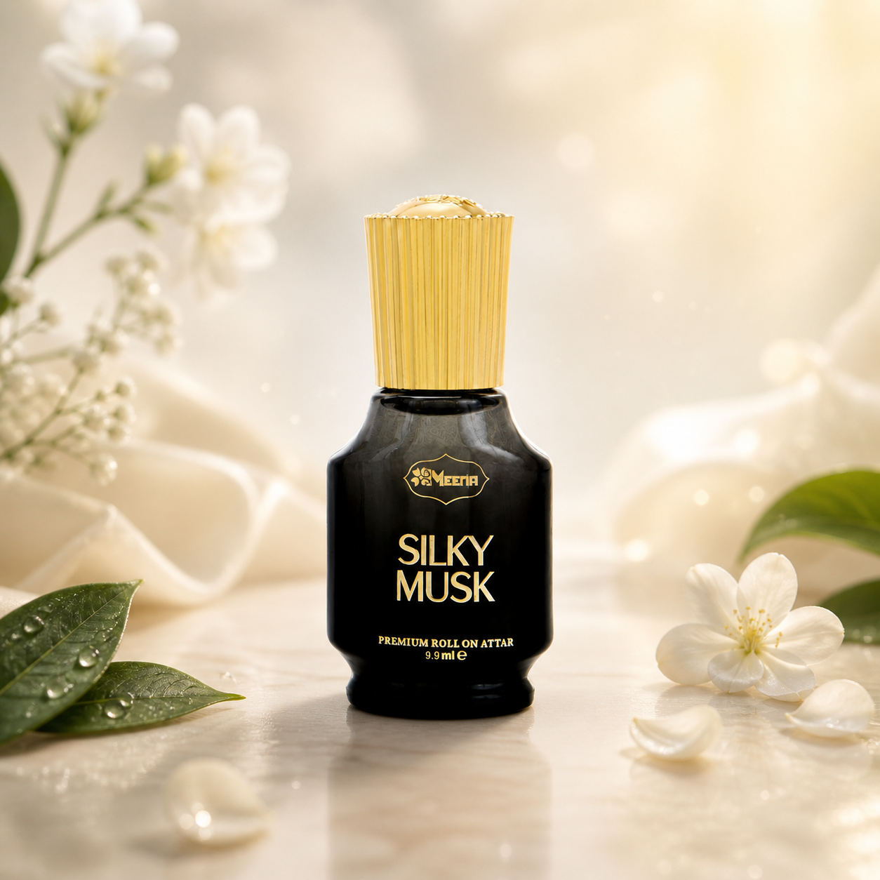 Silky Musk Attar 9.9ML – Fresh, Powdery & White Floral Musky Fragrance