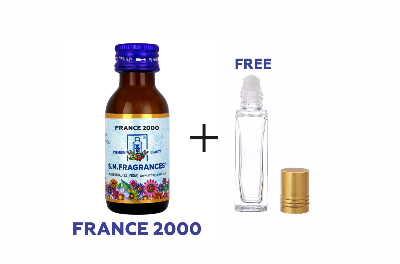 France 2000 Attar 25GM – Aquatic, Citrus, Floral & Musky Fragrance