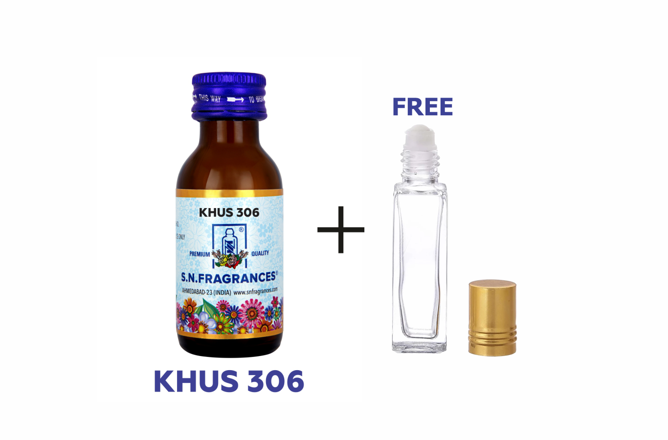 Khus 306 Attar 25GM – Sweet, Woody & Vetiver Fragrance