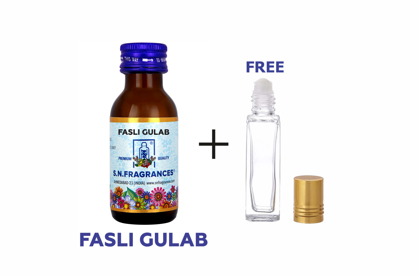 Fasli Gulab Attar 25GM – Fresh Spicy, Green Rose & Violet Petal Fragrance