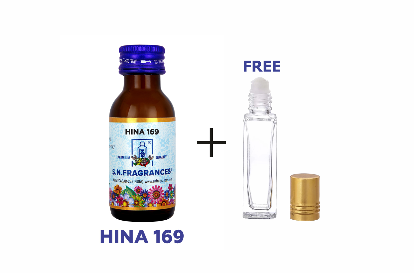 Hina 169 Attar 25GM – Herbaceous, Spicy, Floral, Amber & Woody Fragrance