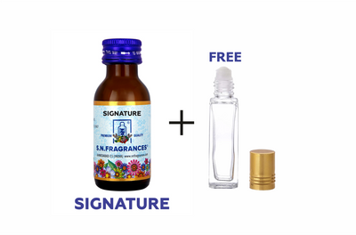 Signature Attar 25GM – Rich Floral, Amber, Woody & Powdery Fragrance