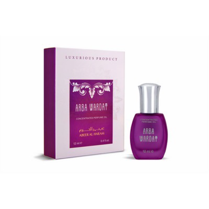Arba Wardat Attar – 12ML | Citrus, Rose, Jasmine, Lily, Freesia, Musk, Amber & Sandalwood Fragrance