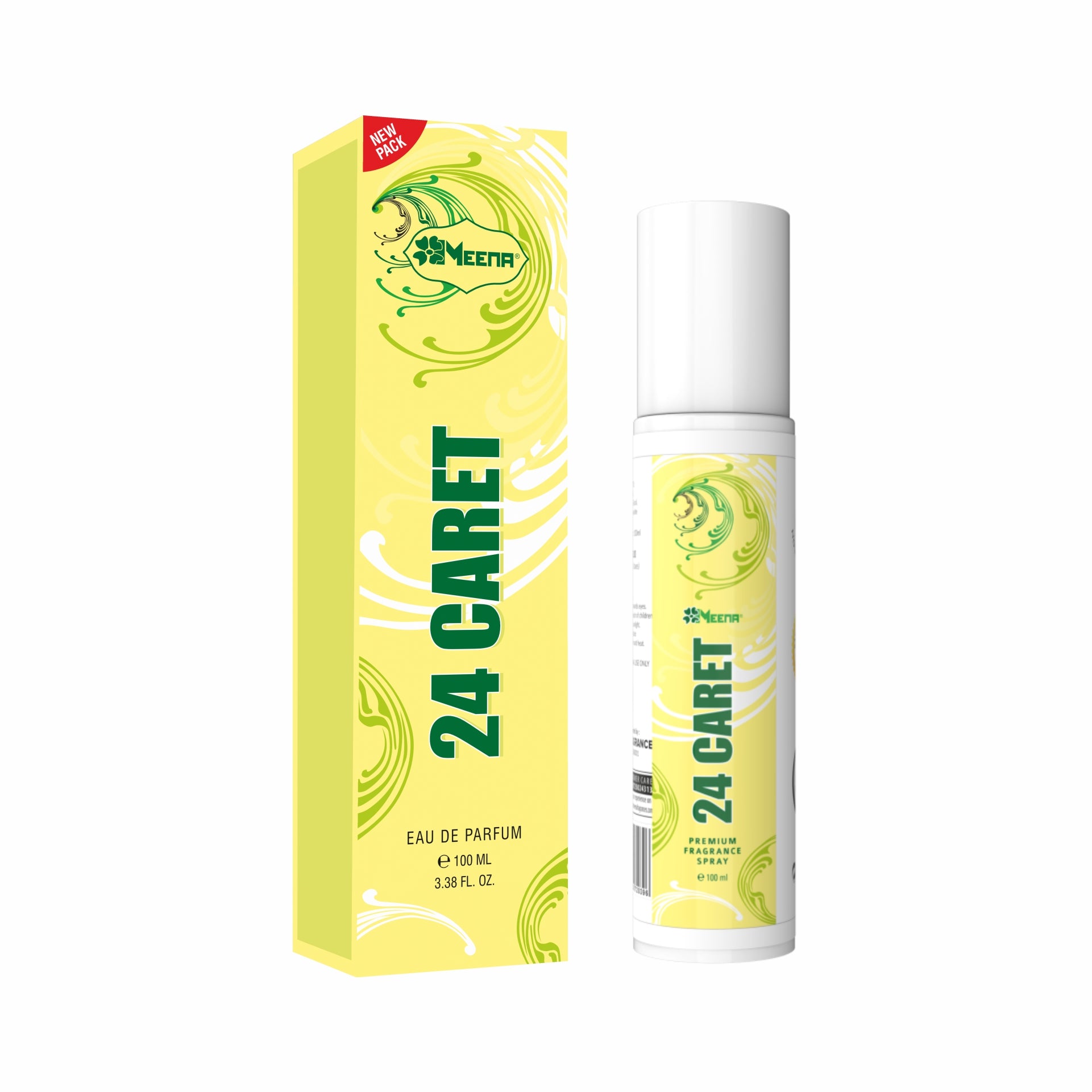 24 Caret Perfume 100ML – Citrus, Floral, Green, Woody & Musky Fragrance