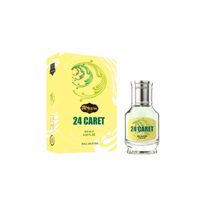24 Caret Attar – 9.9ML | Citrus, Floral, Green, Woody & Musky Fragrance