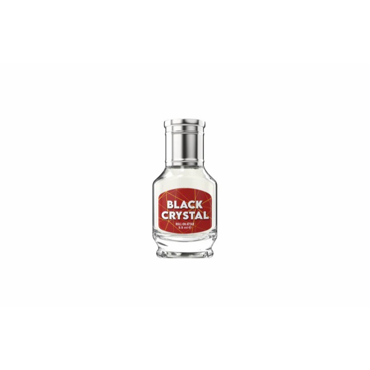 Black Crystal Attar – 9.9ML | Aromatic, Aquatic, Woody, Spicy, Citrus, Musk, Amber & Sandalwood