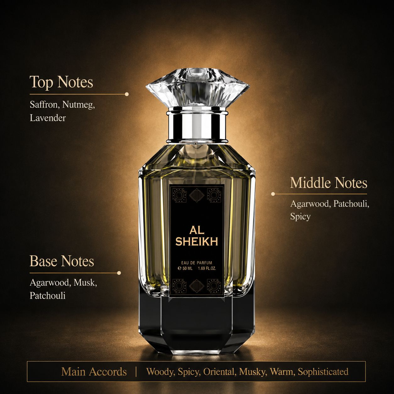 AL SHEIKH OUD & SAFFRON EDP | 50ML