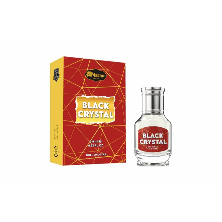 Black Crystal Attar – 9.9ML | Aromatic, Aquatic, Woody, Spicy, Citrus, Musk, Amber & Sandalwood