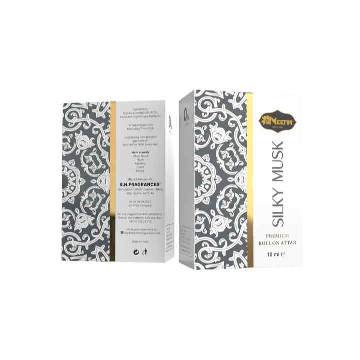 Silky Musk Attar 10ML – Fresh, Powdery & White Floral Musky Fragrance