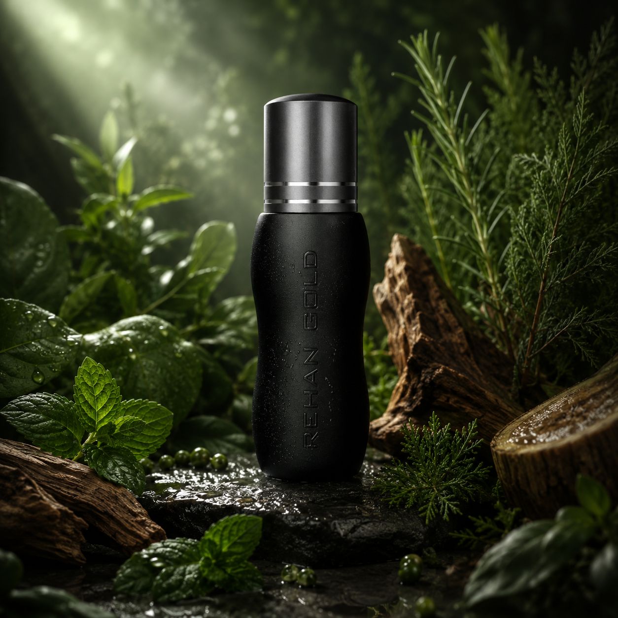Rehan Gold Attar – 6ML | Intense Green, Herbal & Woody Fragrance