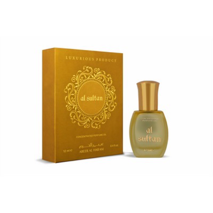 Al Sultan Attar – 12ML | Ambery, Leathery, Citrus, Intense Woody & Musky Fragrance