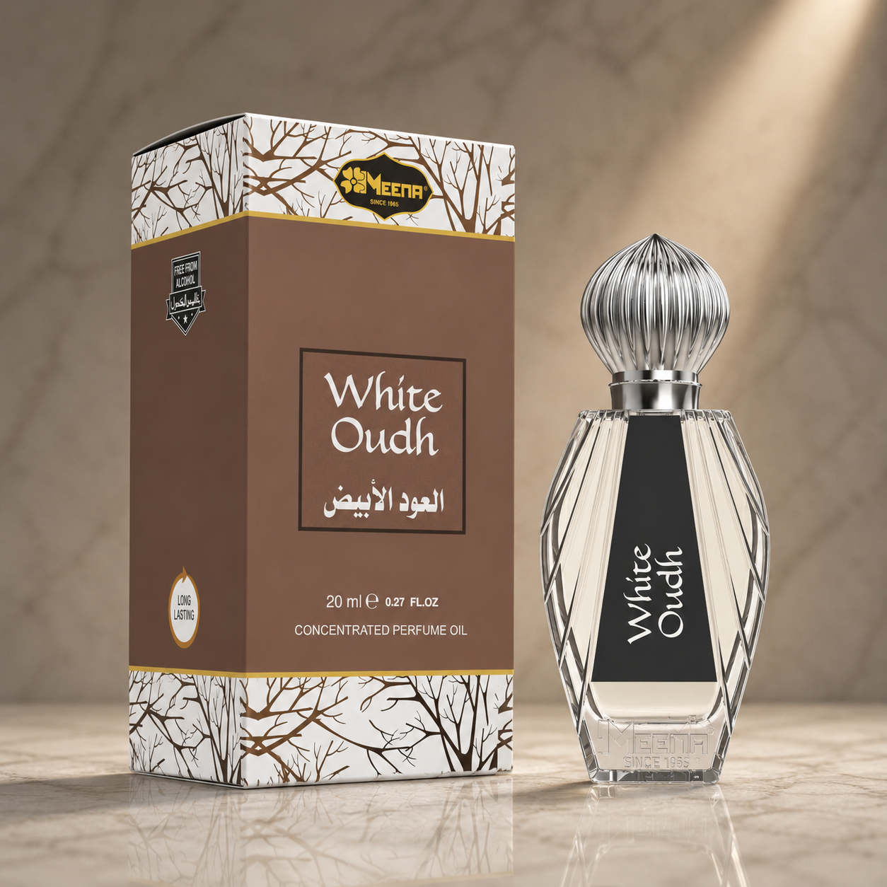 White Oudh Attar 20ML – Floral, Woody, Balsamic, Amber & Agarwood Fragrance