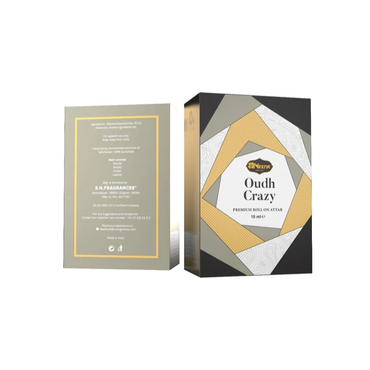 Oudh Crazy Attar – 10ML | Woody, Musky, Amber & Leather Fragrance