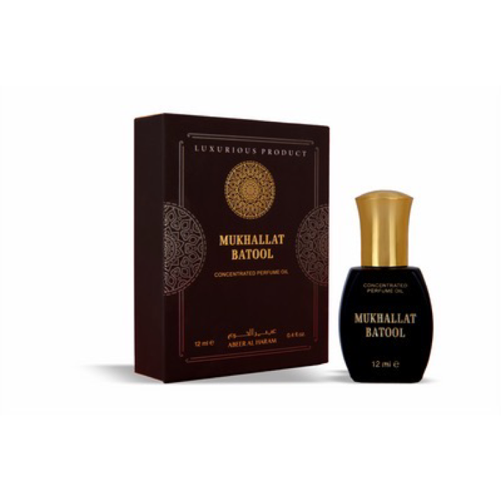 Mukhallat Batool Attar – 12ML | Amber, Oudh, Floral & Musky Fragrance