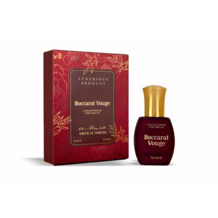 Boccarat Vouge Attar – 12ML | Warm Spicy, Floral, Jasmine, Orange, Sweet & Amber Fragrance