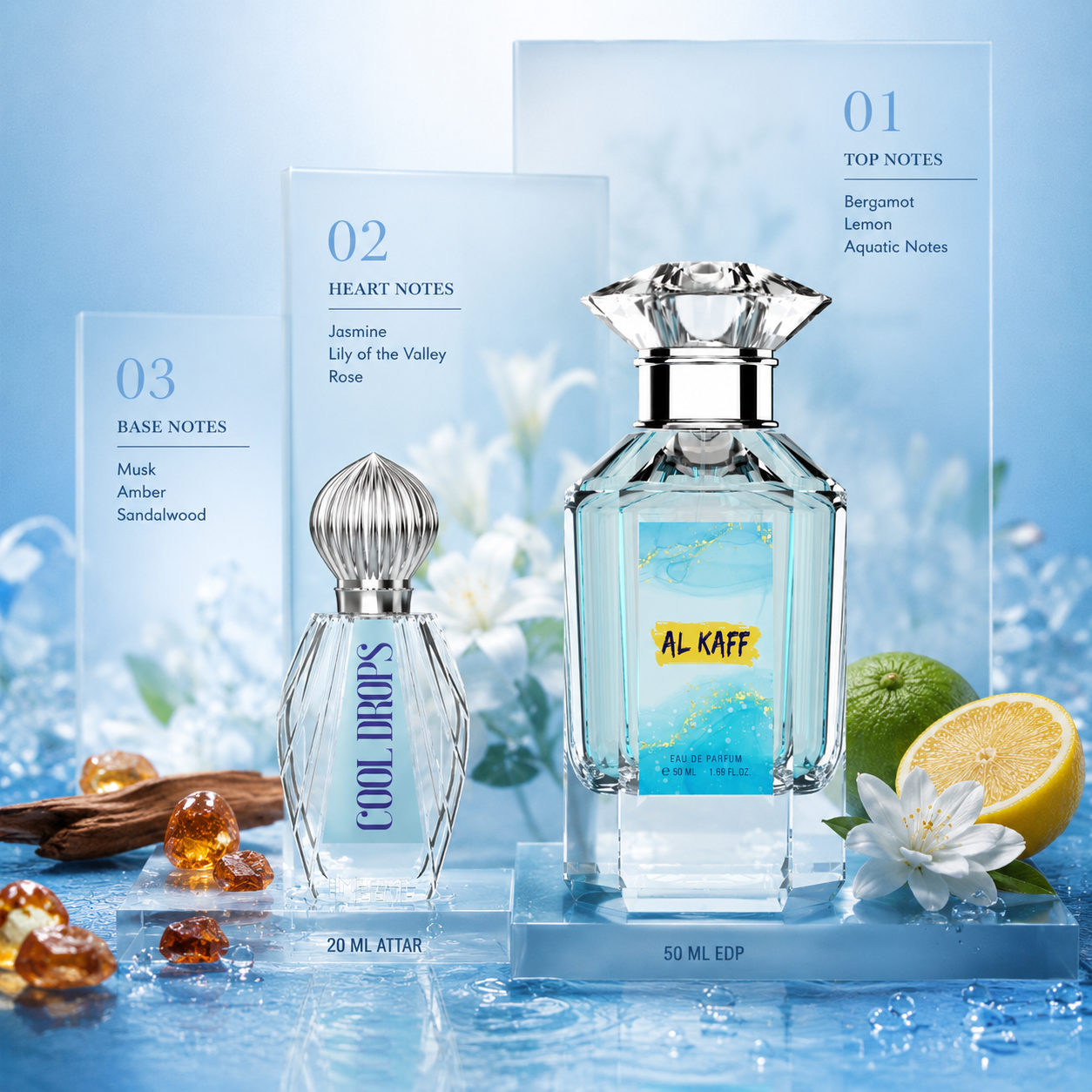 Fresh Aqua Combo | Al Kaff + Cool Drops