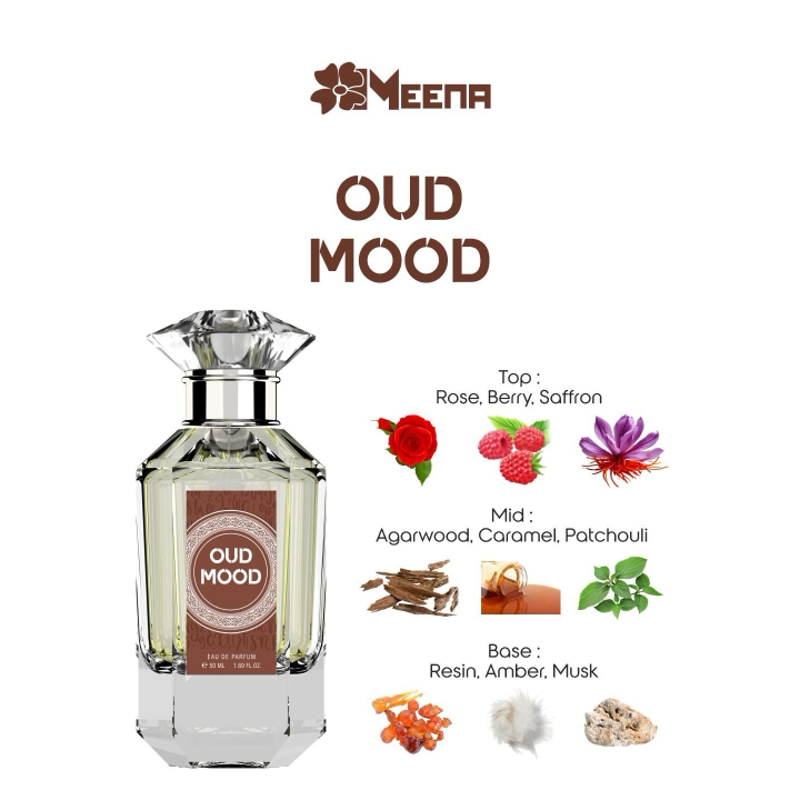 Oud Mood - Vanilla & Saffron Eau de Parfum (50ml)