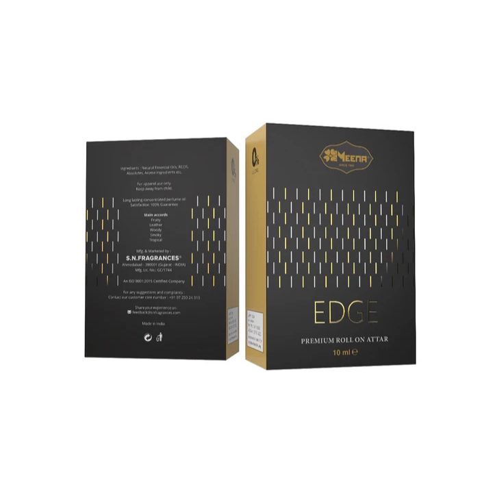 Edge Attar – 10ML | Fruity, Leather, Woody, Smoky & Tobacco Fragrance