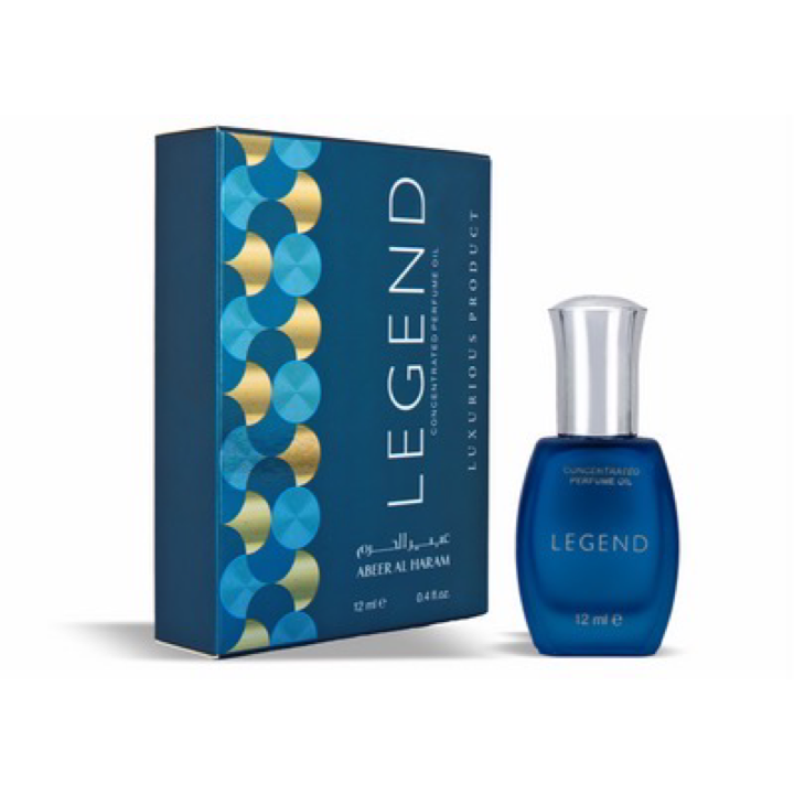 Legend Attar – 12ML | Fresh Citrus, Pineapple, Rose, Jasmine, Leather, Musk & Amber Fragrance