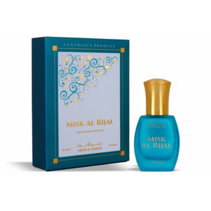 Misk Al Rijal Attar – 12ML | Clean, Soft, White Floral, Powdery & Musky Fragrance