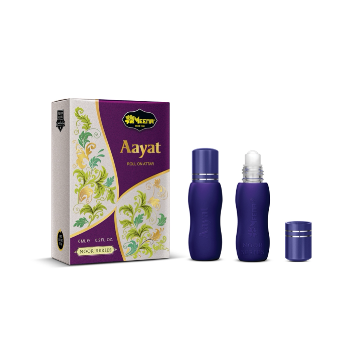 Aayat Attar 6ml – Warm Spicy & Floral Jasmine, Orange, Sweet Amber