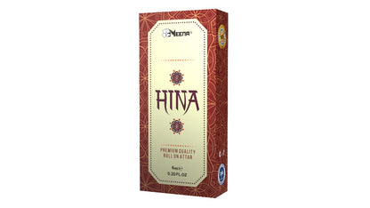 Hina Attar – 6ML Pack of Two | Herbaceous, Spicy, Floral, Amber & Woody Fragrance