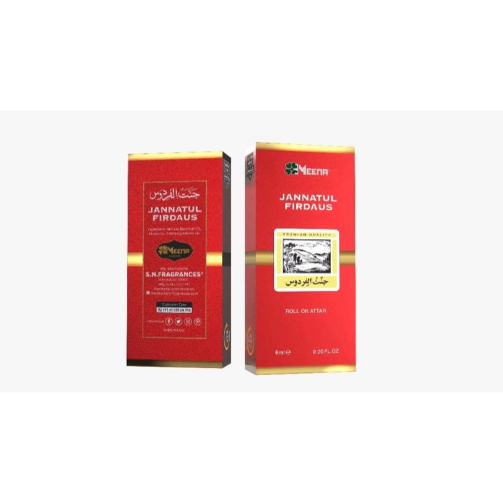 Jannatul Firdaus Attar – 6ML (Pack of Two) | Aldehydic, Spicy, Floral, Woody & Powdery Fragrance