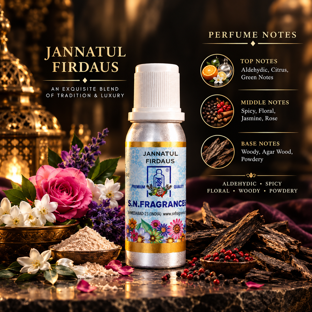 Jannatul Firdaus Attar – 25gm