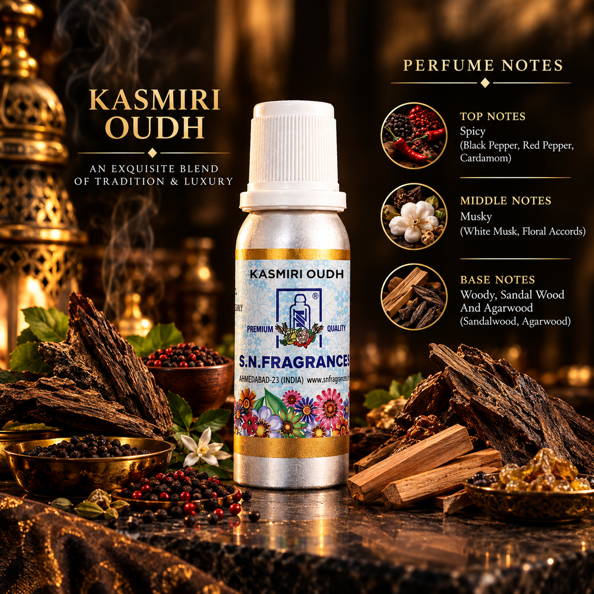 Kasmiri Oudh Attar – 25gm